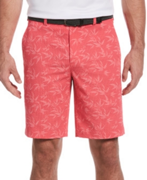 Pga Tour Men's Seersucker Bamboo Print Shorts