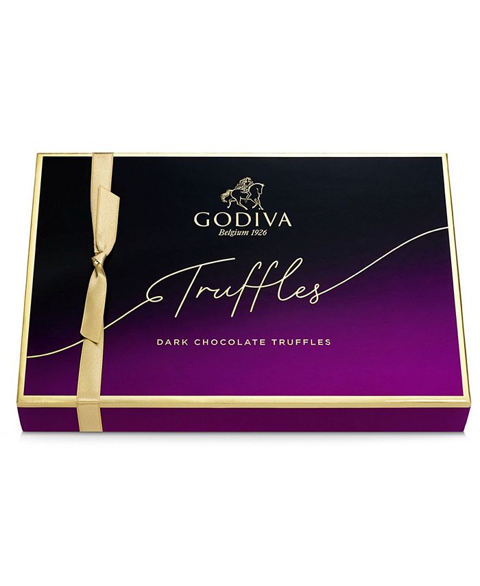 Godiva Dark Truffles Gift Box, 24 Piece Macy's
