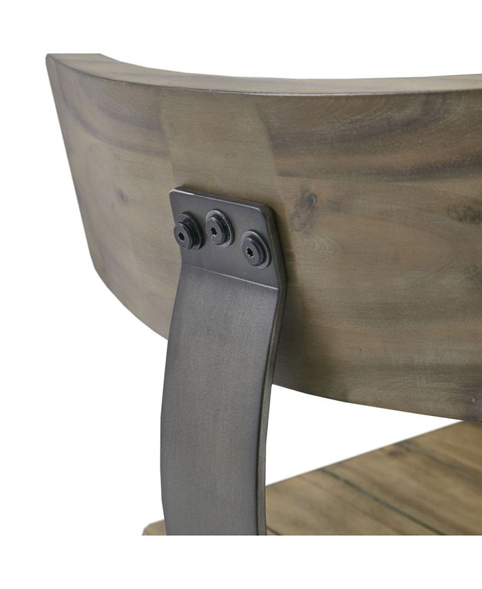 INK+IVY Lancaster Bar Stool with Back Macy's