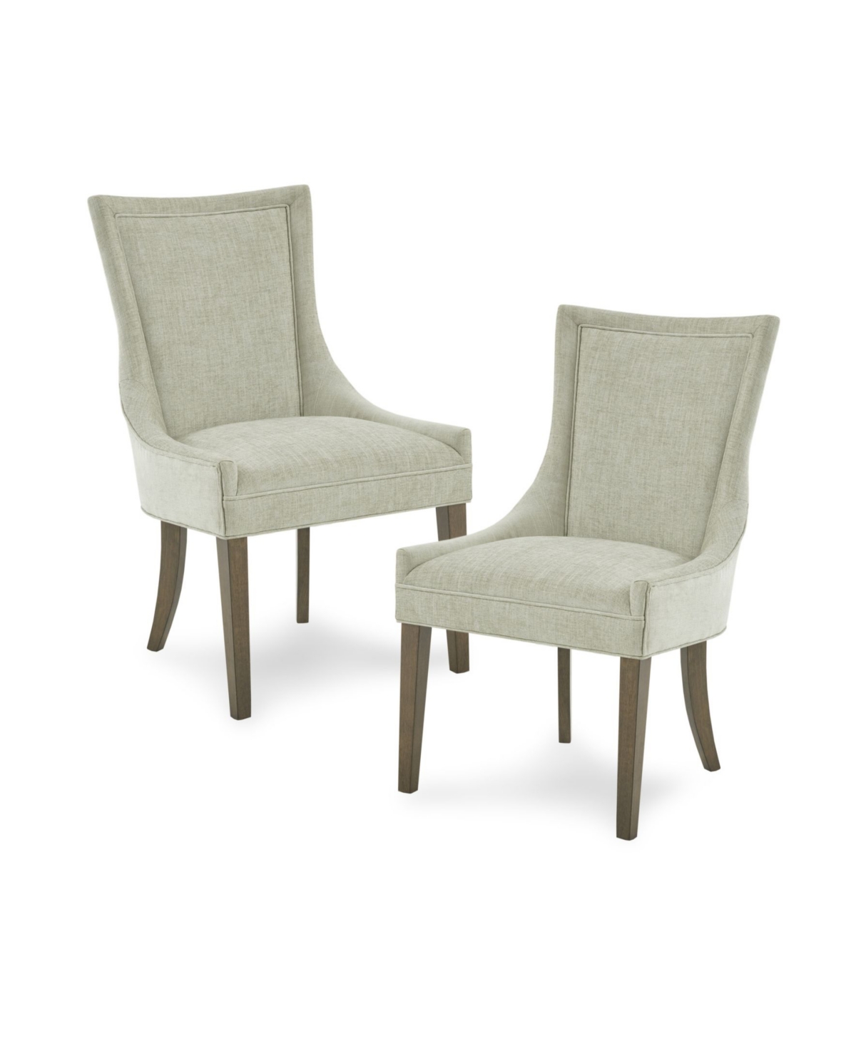 Madison Park Signature Ultra Dining Side Chair, Set Of 2 In Light Green Multi