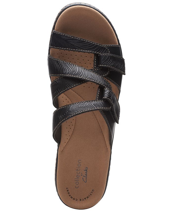 clarks women's merliah karli slip on strappy sandals