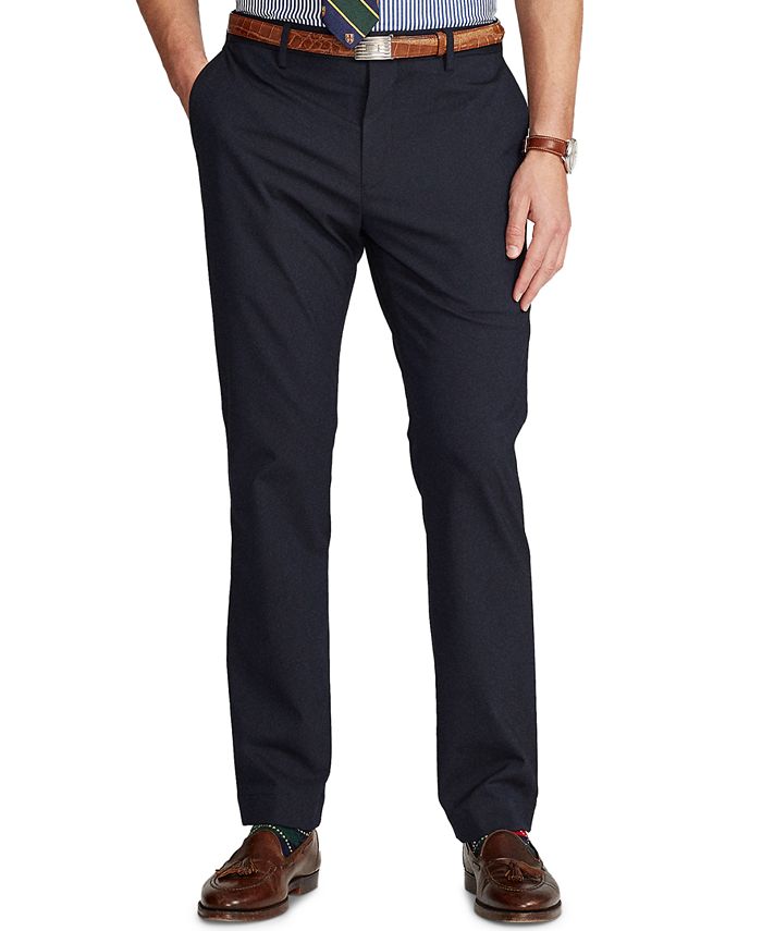 Polo Ralph Lauren Men's Stretch Straight-Fit Pants - Macy's