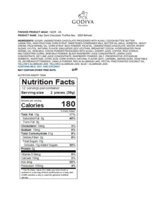 Dark Truffles Gift Box, 24 Pieces