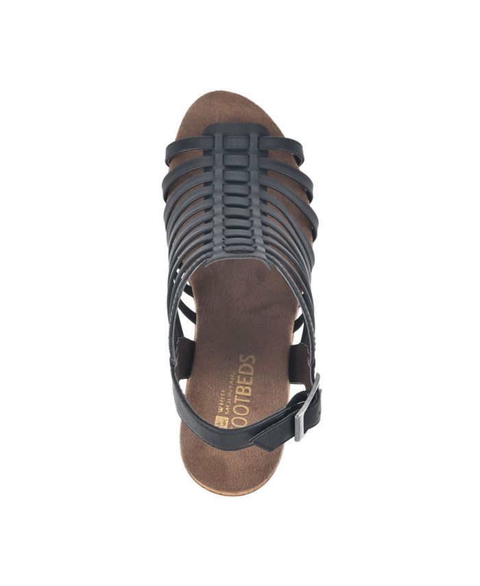 White Mountain Women's Astonish Platform Clog Sandals Macy's