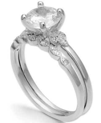 2-Pc. Cubic Zirconia Wedding Set, Created for Macy's