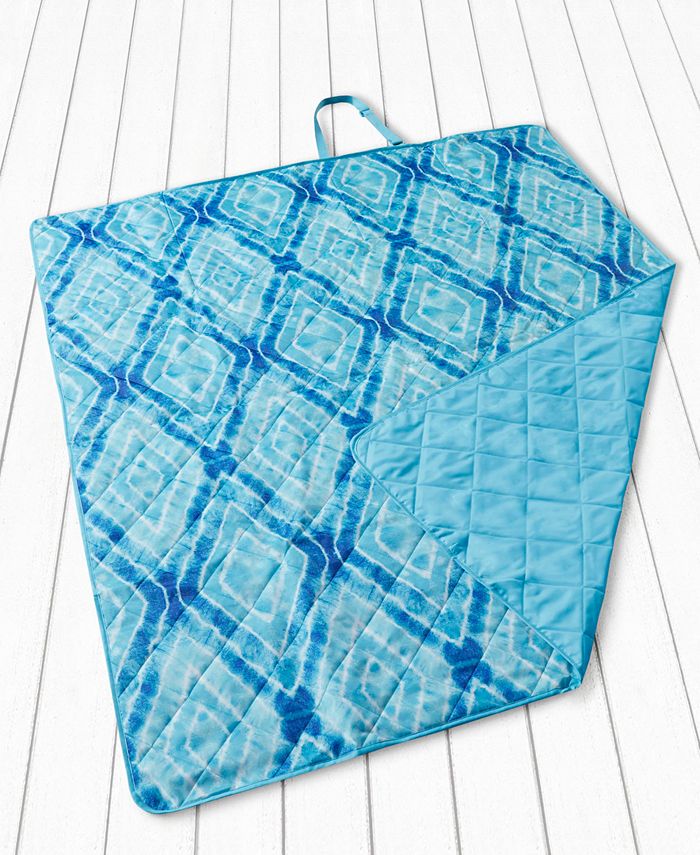 Martha Stewart Collection CLOSEOUT! Quilted TieDyed Diamond Grid