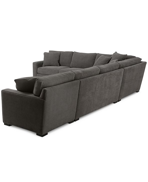 Furniture Radley 5Piece Fabric Sectional Sofa with
