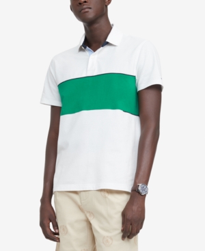 Tommy Hilfiger Men's Custom-Fit Lenny Colorblocked Polo