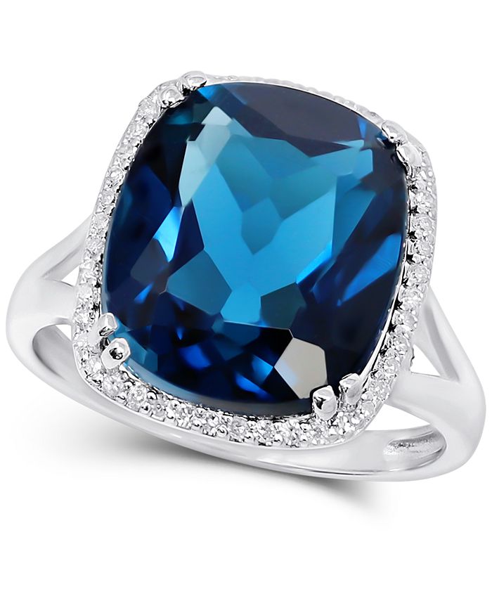 Macy's london blue new arrivals topaz ring