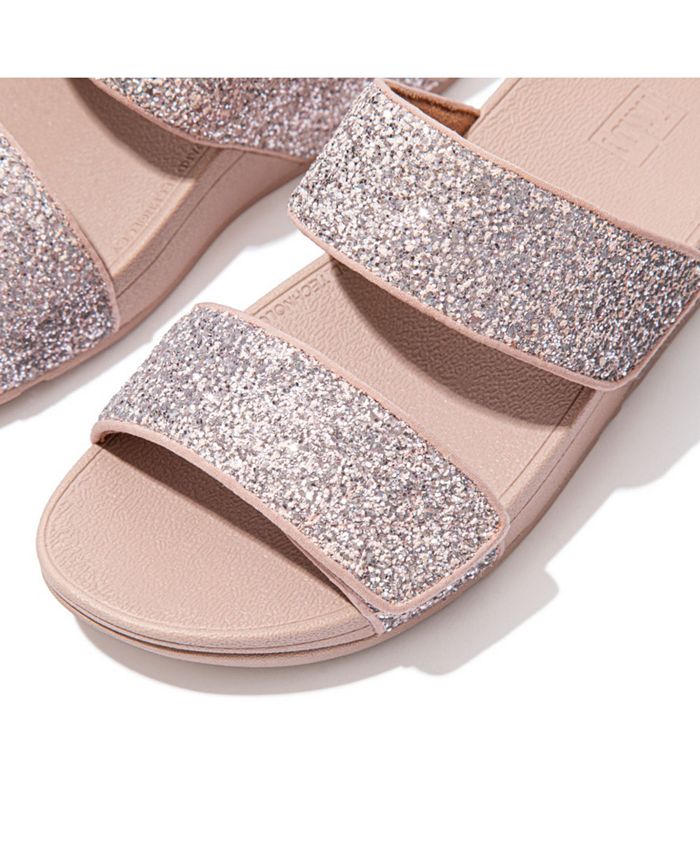FitFlop Women's Mina Glitter Mix Slides Macy's