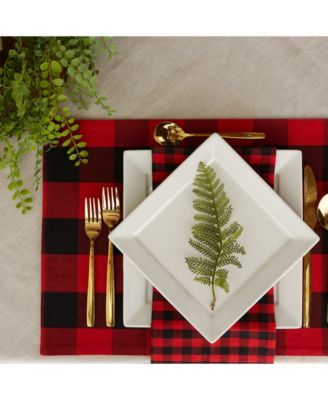Reversible Gingham - Buffalo Check Placemat Set