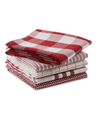 Farmhouse Woven Dishtowel, Set of 5
