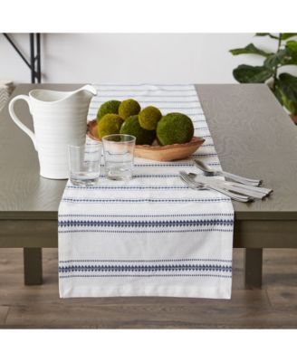 Zig Dobby Stripe Table Runner