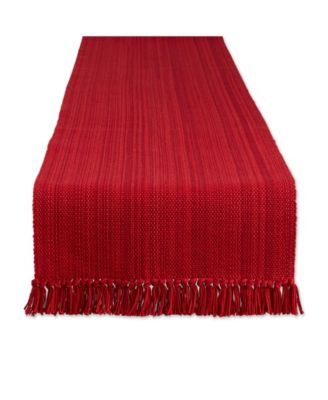Variegated Fringe Table Runner