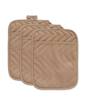 Design Import Quilted Potholder Set of 3