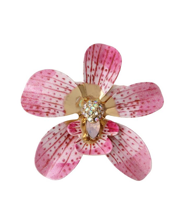 Betsey Johnson Orchid Hair Clip & Reviews - All Fashion Jewelry - Jewelry &  Watches - Macy's
