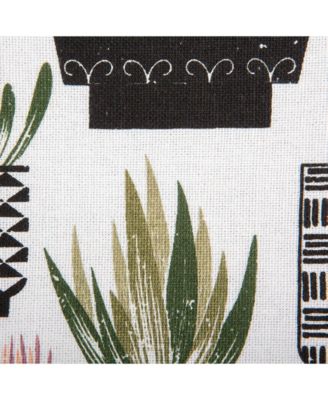 Urban Oasis Cactus Print Table Runner, 14" x 108"