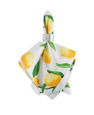 Lemon Bliss Print Outdoor Napkin, Set of 6