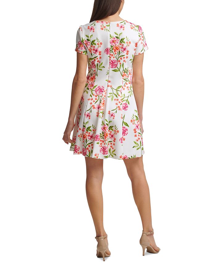 Jessica Howard Petite Floral-Print Fit & Flare Dress - Macy's