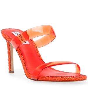Steve Madden Women's Just Rhinestone Vinyl Sandals