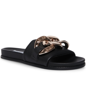 Steve Madden Women's Delay Mega-Chain Slide Sandals