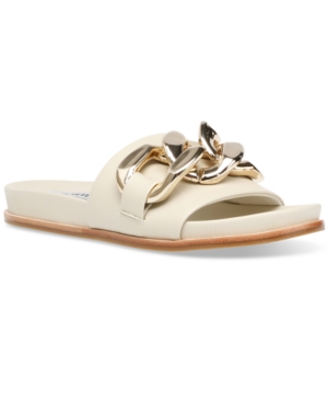 Steve Madden Women's Delay Mega-Chain Slide Sandals