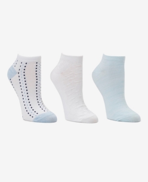 Cuddl Duds Women's 3-Pk Low-Cut Socks