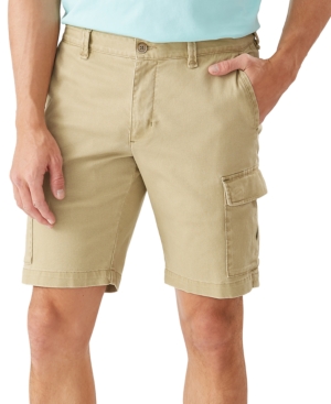 Tommy Bahama Coastal Key Stretch Cotton Cargo Shorts In Stone Khaki