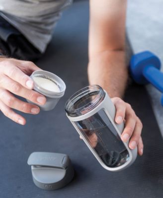 Leo to Go Shaker Bottle with Powder Compartment, 0.5 L