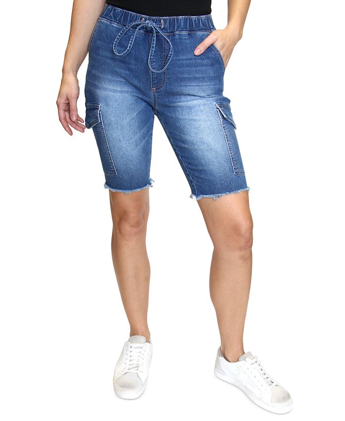 Almost Famous Juniors Cargo Bermuda Shorts Macy s