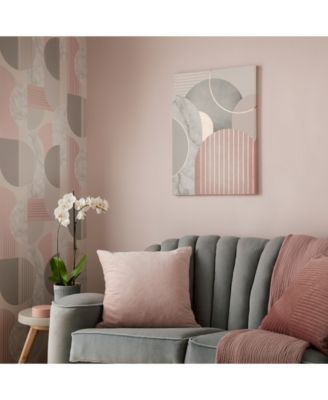 Art Deco Geo Canvas Wall Art, 28" x 20"