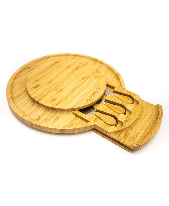 BergHOFF Bamboo MultiLevel Cheese Board Set with 3 Tools, 6 Piece Macy's