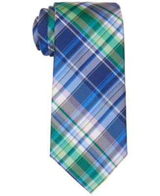 Tommy Hilfiger Men's Nantucket Classic Madras Plaid Tie - Macy's