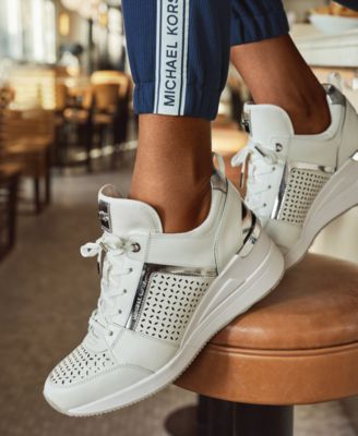 michael kors leather trainers