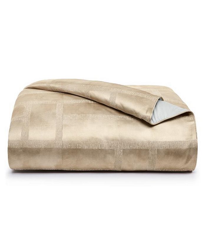 Hotel Collection CLOSEOUT! Burnish Bronze Duvet Cover, King, Created