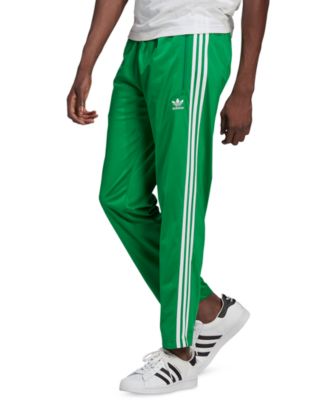 mens green adidas tracksuit bottoms