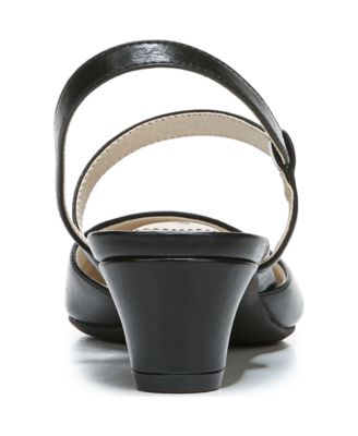 Women's Minimalist Slingback Kitten Heel Pumps