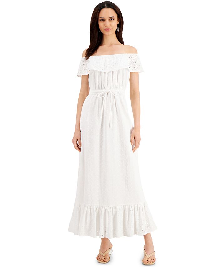 Petite cotton 2025 maxi dresses