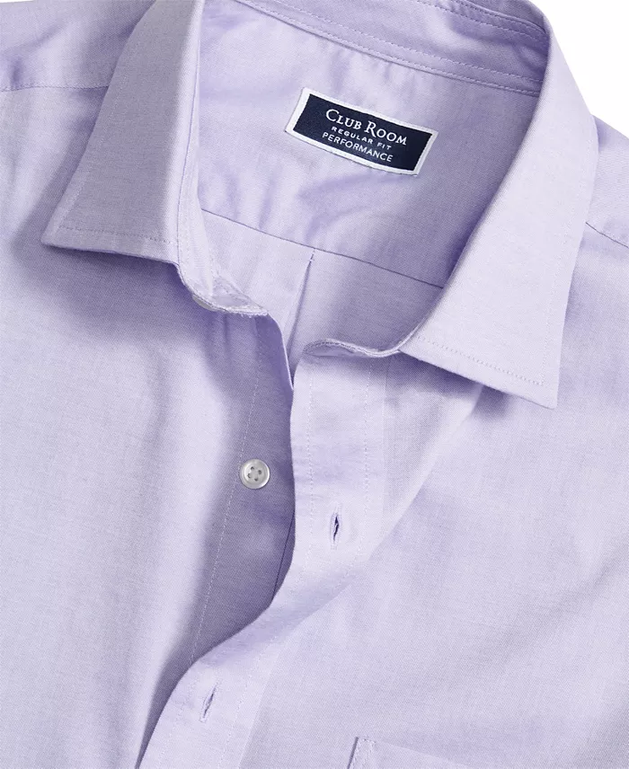 Men's Regular Fit Pinpoint Dress Shirt - thumbnail 4