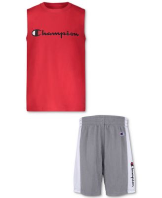 baby champion short set
