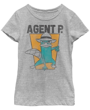Fifth Sun Big Girls Agent P Short Sleeve T-shirt