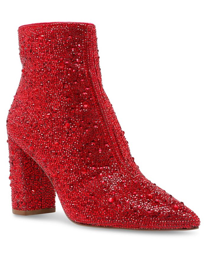 blue by betsey johnson cady evening booties