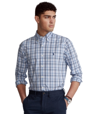 Polo Ralph Lauren Men's Classic-Fit Plaid Stretch Poplin Shirt