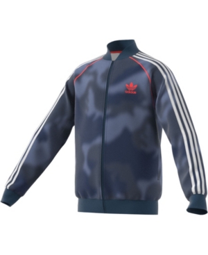 Big Boys Allover Print Camouflage Sst Track Jacket