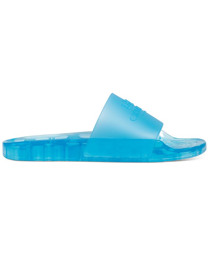 clear thong mules