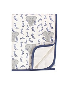 Baby Girls and Boys Organic Cotton Muslin Tranquility Blanket