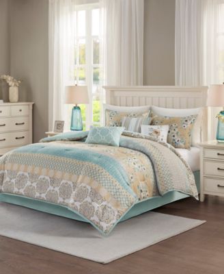 Madison Park Willa Cotton 7 Pc. Comforter Sets Bedding