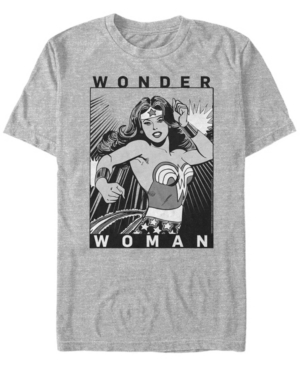 Shop Fifth Sun Men's Wonder Woman Formidable Woman Short Sleeve T-shirt In Athletic Heather