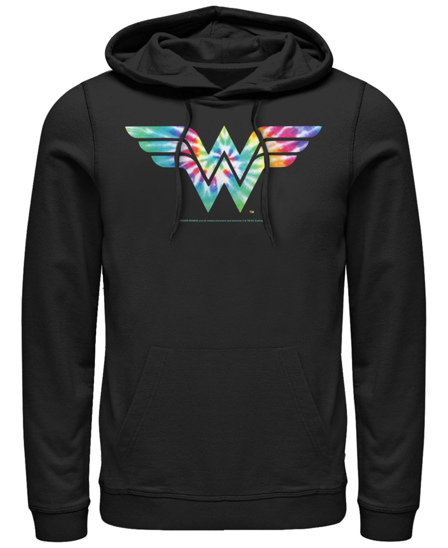 Men's Wonder Woman Wonder Woman Tye Dye Fleece Hoodie