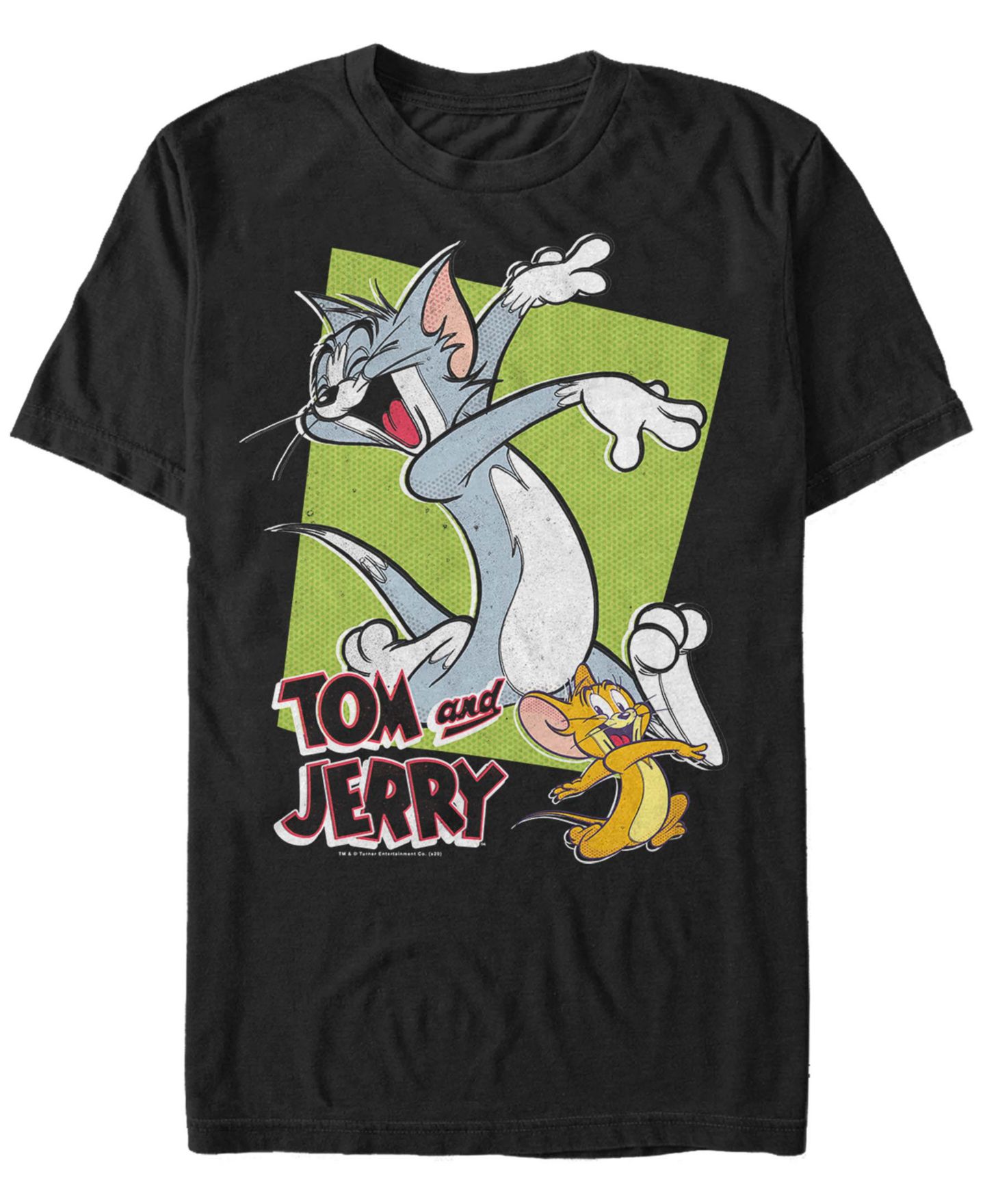 Мужская футболка Fifth Sun Tom Jerry Dot Pose Short Sleeve, цвет: Чёрный — фото 1
